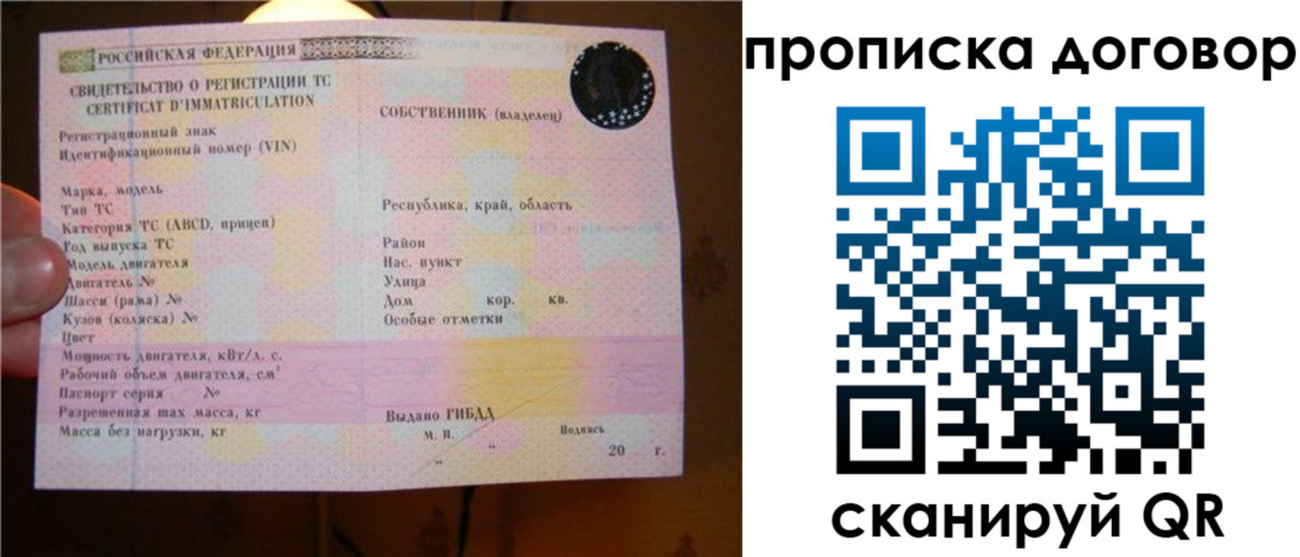 временная регистрация поиск в Рошале